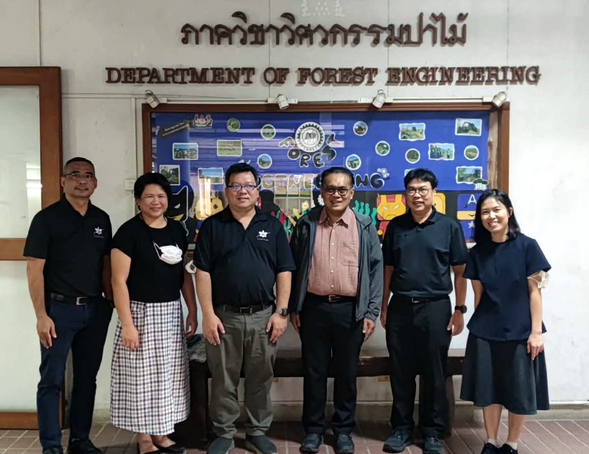 ภาพประกอบบทความเรื่อง AIEP และการพูดคุยกับภาควิชาวิศวกรรมป่าไม้
