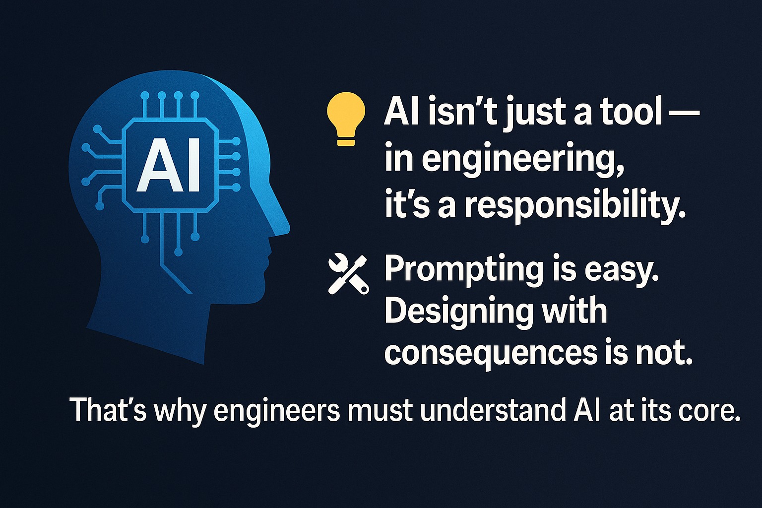 ภาพประกอบบทความเรื่องวิศวกรต้องเข้าใจ AI มากกว่าการใช้งาน