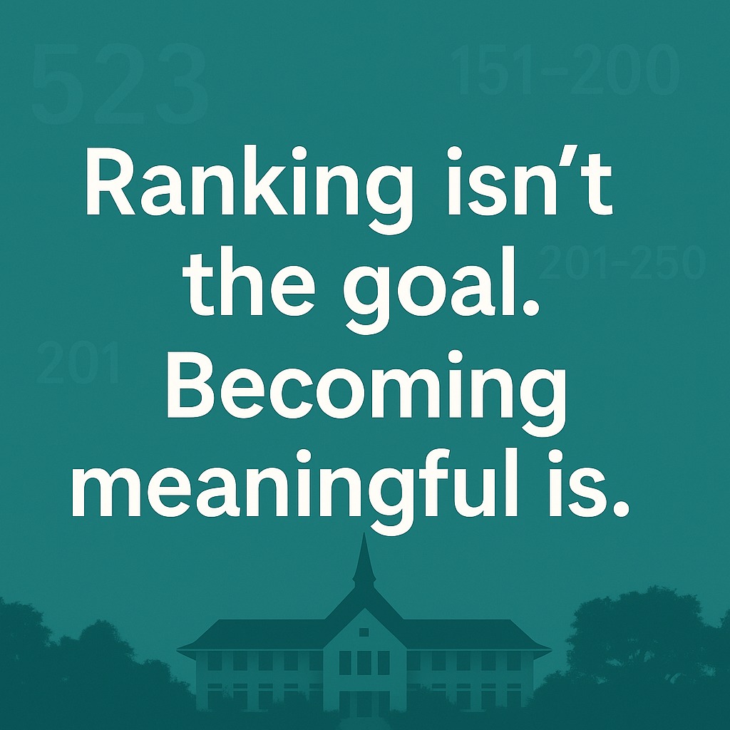 ภาพประกอบบทความเรื่อง Ranking with Purpose