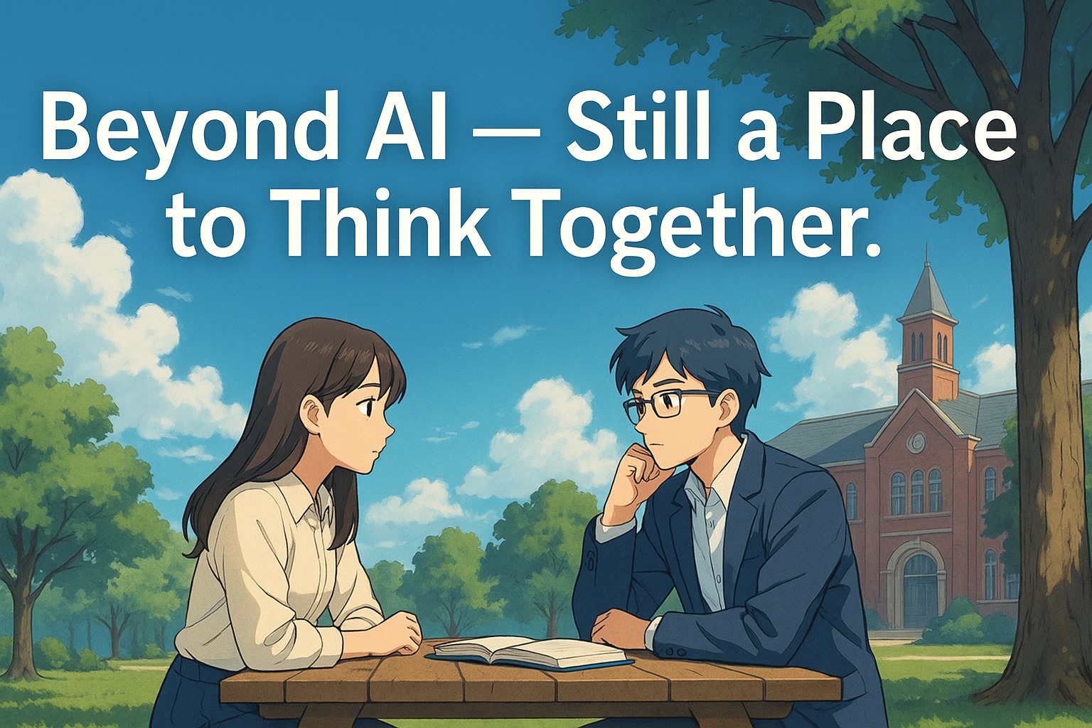 ภาพประกอบบทความเรื่องมหาวิทยาลัยที่ควรเป็นในยุค AI