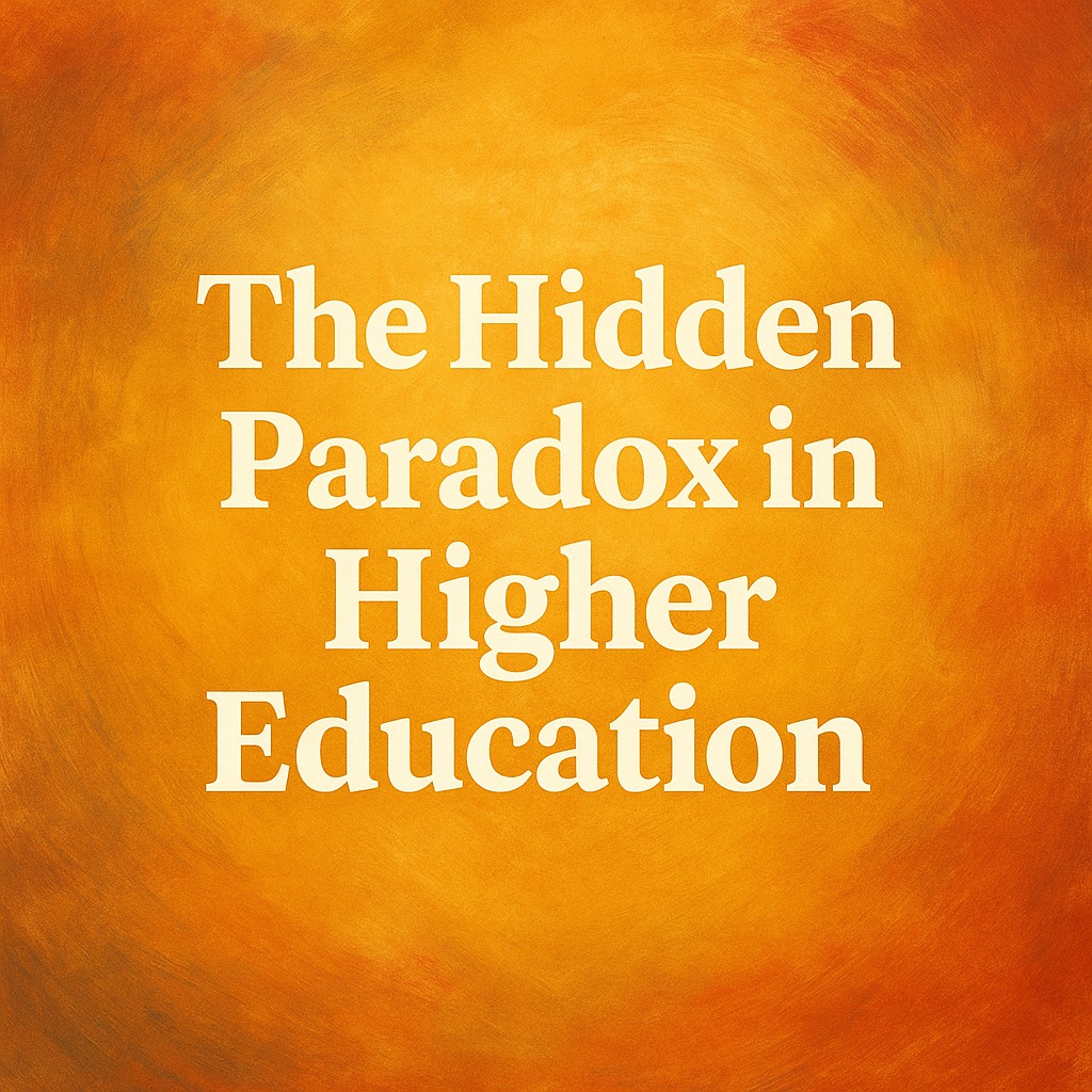 ภาพประกอบบทความเรื่องความย้อนแย้งของระบบมหาวิทยาลัย