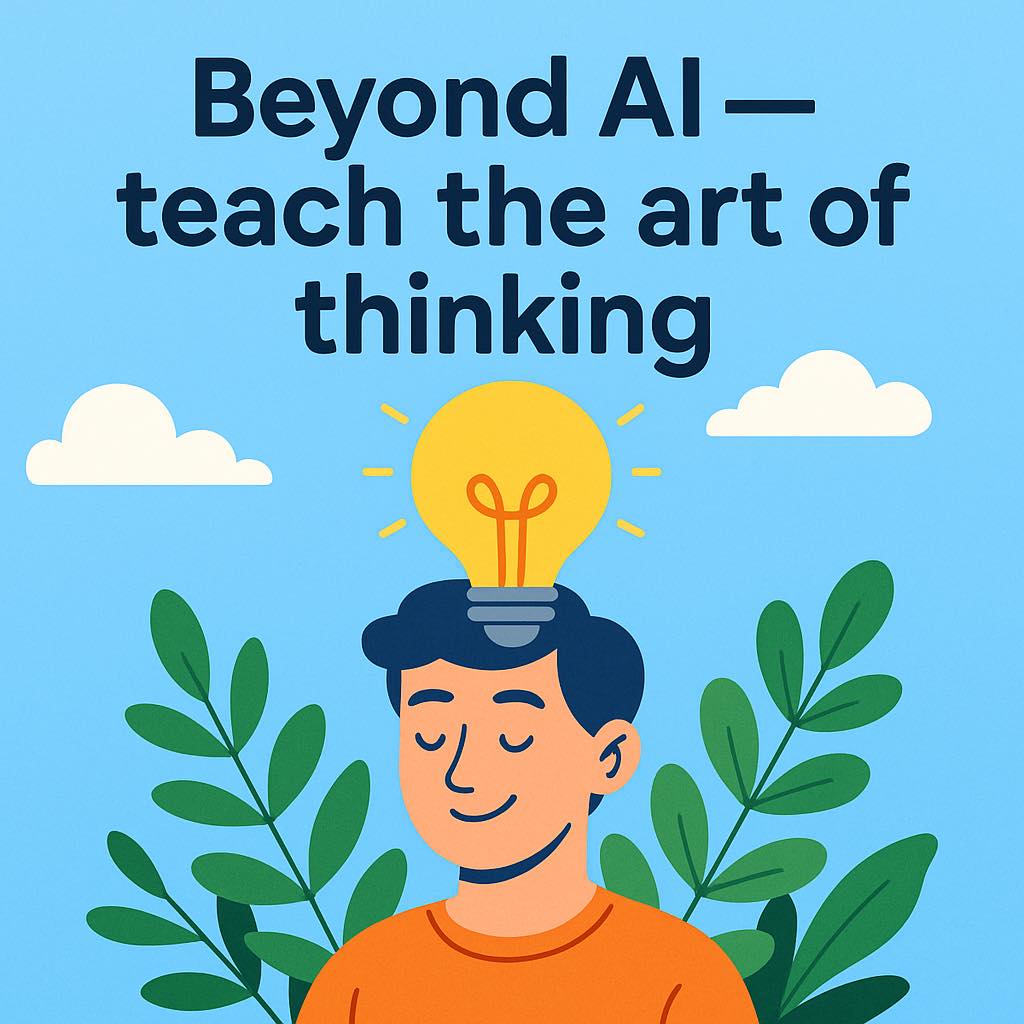 ภาพประกอบบทความเรื่องวิชาภาษาไทยในยุค AI