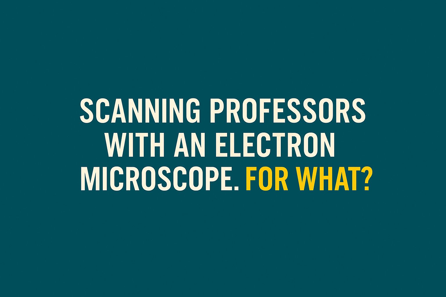 ภาพประกอบบทความเรื่องการสแกนตำแหน่งทางวิชาการของมหาวิทยาลัย